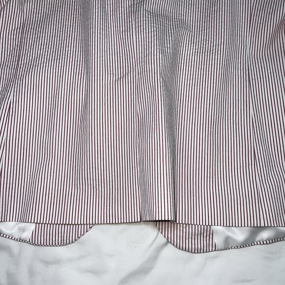 Alan Flusser Blazer Men’s Size 48R Red White Striped Seersucker Preppy Jacket - Picture 12 of 14